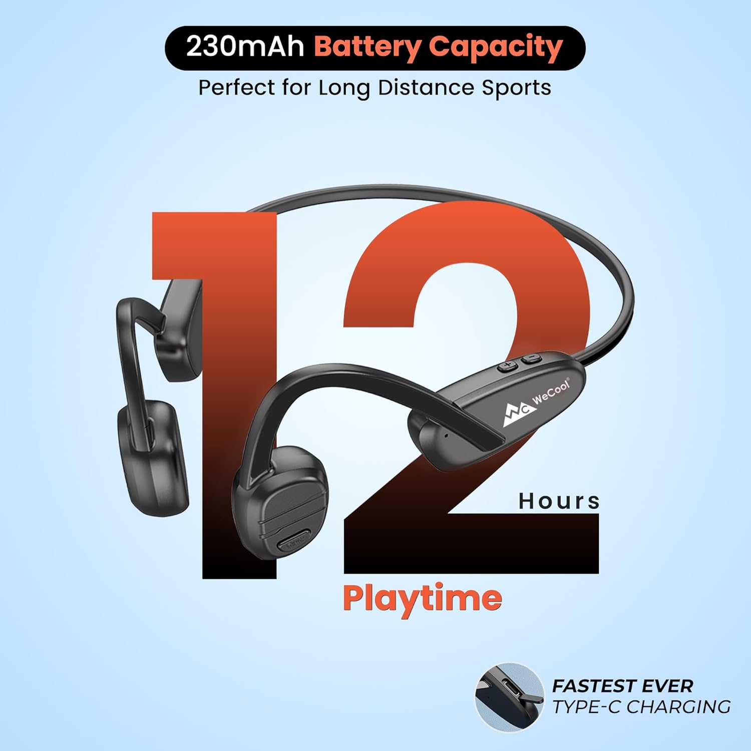 Bluetooth Headphones Long Distance Wireless Earbuds WeCool