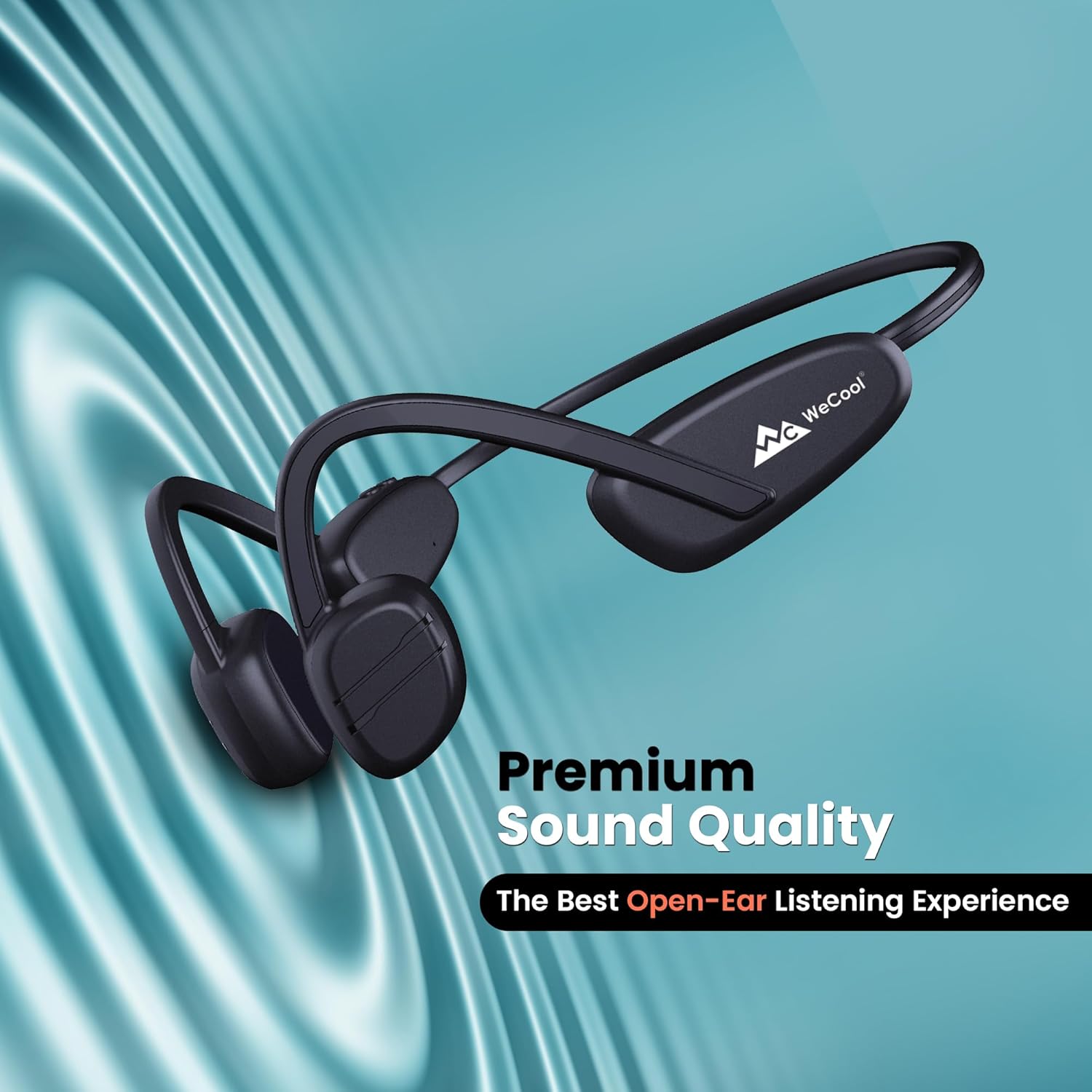 Running Headphones Good Audio Headsets WeCool Moonwalk M2 Bone