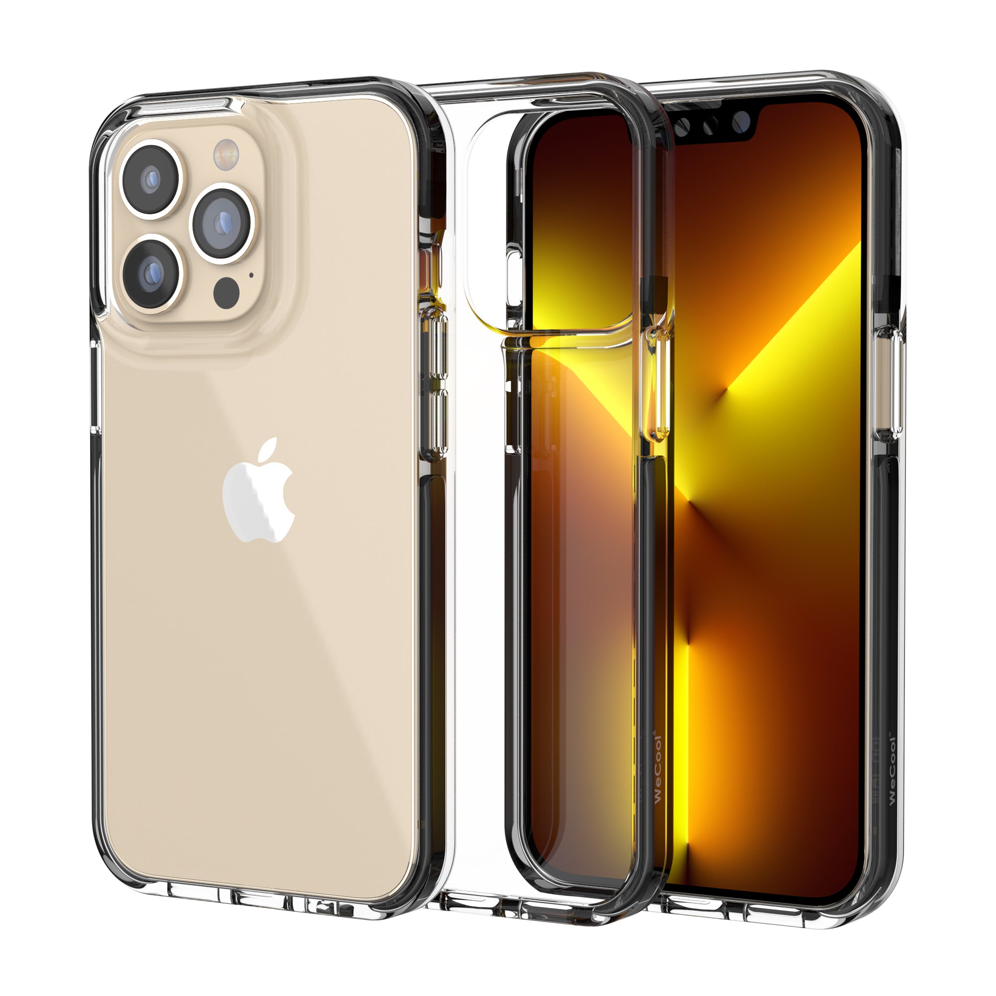 WeCool Mobile Back Cover with Camera Protection Designed for iPhone 13