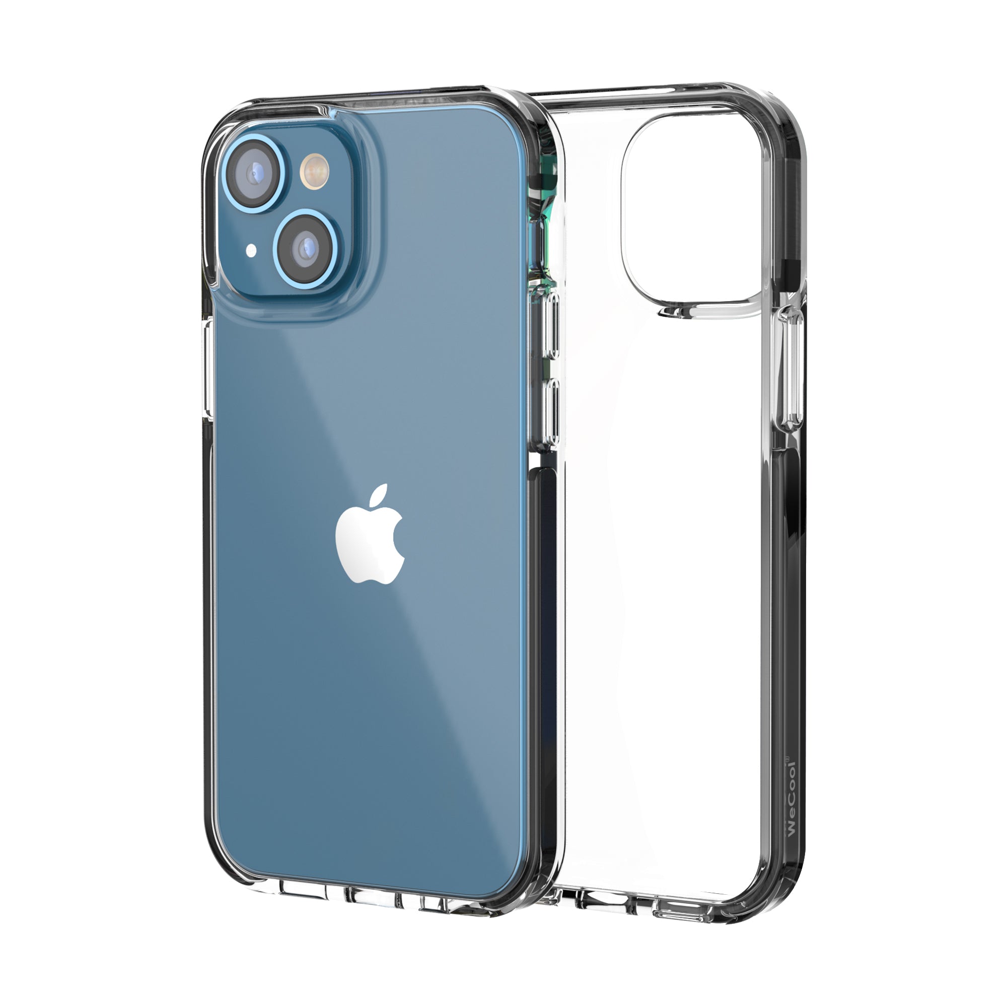 WeCool Mobile Back Cover with Camera Protection Designed for iPhone 13 Mini